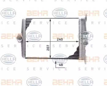 Теплообменник HELLA 8FH 351 311-641