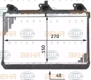 Теплообменник HELLA 8FH 351 312-011