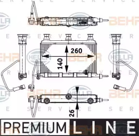 Теплообменник HELLA 8FH 351 312-151