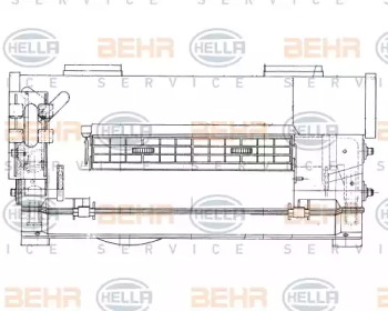 Заслонка отопителя HELLA 8FH 351 312-341