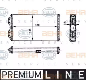 Теплообменник HELLA 8FH 351 312-441