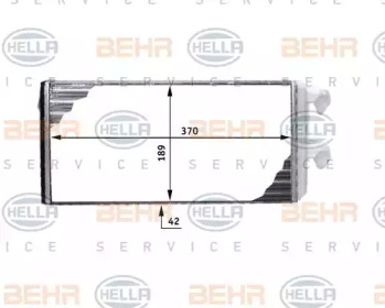 Теплообменник HELLA 8FH 351 312-501