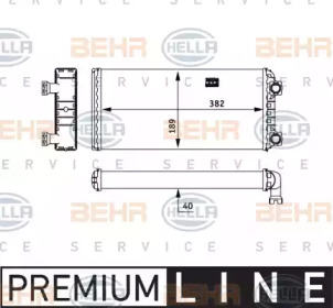 Теплообменник HELLA 8FH 351 312-591