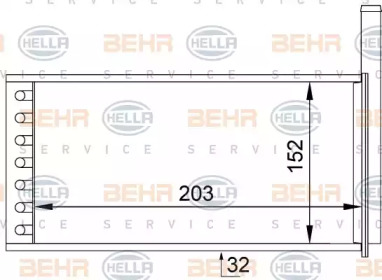 Теплообменник HELLA 8FH 351 313-231