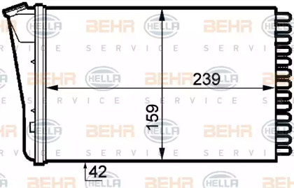 Теплообменник HELLA 8FH 351 313-291