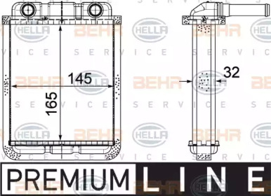 Теплообменник HELLA 8FH 351 315-391