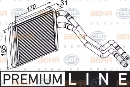 Теплообменник HELLA 8FH 351 315-591