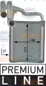 Теплообменник, отопление салона HELLA 8FH 351 315-711
