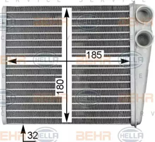 Теплообменник, отопление салона HELLA 8FH 351 315-781