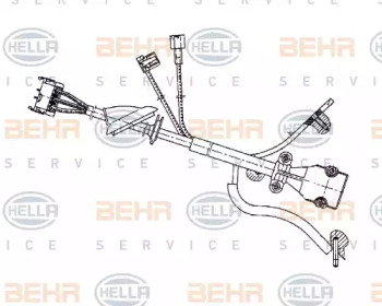 Регулятор, вентилятор салона HELLA 5HL 351 321-061