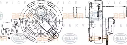 Регулирующий клапан охлаждающей жидкости HELLA 9XL 351 328-211