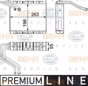 Испаритель, кондиционер HELLA 8FV 351 330-511