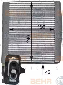 Испаритель, кондиционер HELLA 8FV 351 331-331