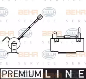 Сопротивление, вентилятор салона HELLA 9ML 351 332-021