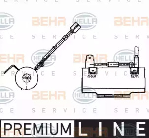 Сопротивление, вентилятор салона HELLA 9ML 351 332-171