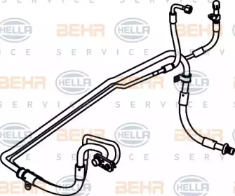 Трубопровод высокого давления, кондиционер HELLA 9GS 351 337-351