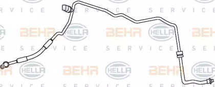 Трубопровод высокого давления, кондиционер HELLA 9GS 351 337-381