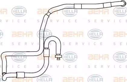 Трубопровод высокого / низкого давления, кондиционер HELLA 9GS 351 337-571