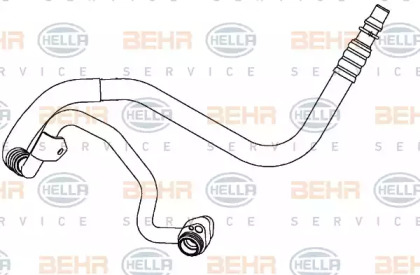 Трубопровод низкого давления, кондиционер HELLA 9GS 351 338-221