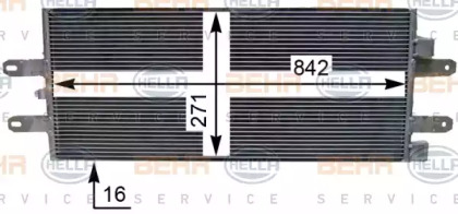 Конденсатор, кондиционер HELLA 8FC 351 344-301