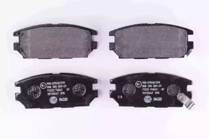 Комплект тормозных колодок HELLA 8DB 355 009-291