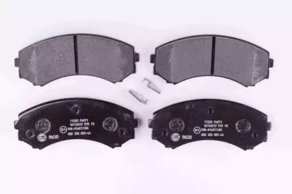 Комплект тормозных колодок HELLA 8DB 355 009-461