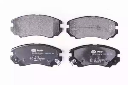 Комплект тормозных колодок HELLA 8DB 355 010-991