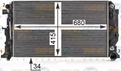 Теплообменник HELLA 8MK 376 700-304