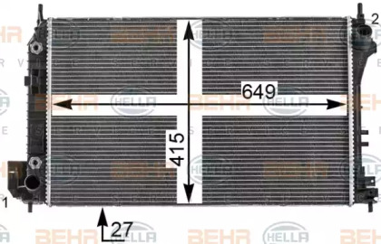 Теплообменник HELLA 8MK 376 700-441