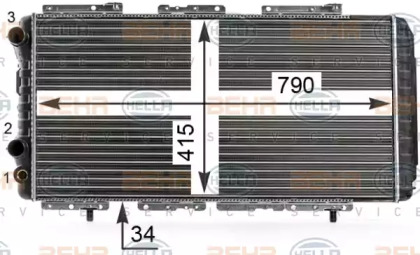 Теплообменник HELLA 8MK 376 700-561