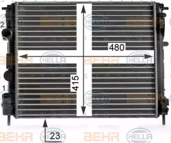 Теплообменник HELLA 8MK 376 700-581