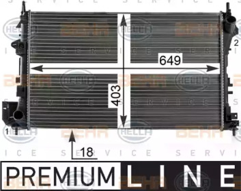 Теплообменник HELLA 8MK 376 700-661