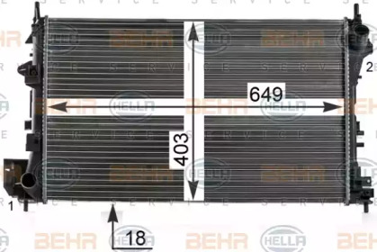 Теплообменник HELLA 8MK 376 700-664