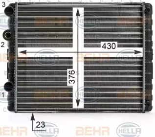 Теплообменник HELLA 8MK 376 700-694