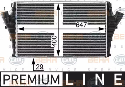 Теплообменник HELLA 8ML 376 700-721