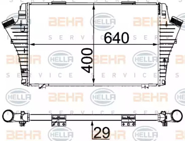 Теплообменник HELLA 8ML 376 700-724