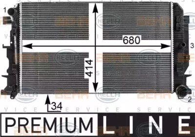 Теплообменник HELLA 8MK 376 701-001