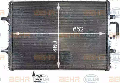 Теплообменник HELLA 8MK 376 701-331