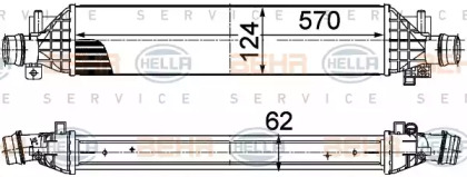 Теплообменник HELLA 8ML 376 701-371