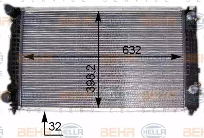 Теплообменник HELLA 8MK 376 704-911