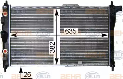 Теплообменник HELLA 8MK 376 705-581