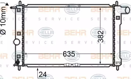 Теплообменник HELLA 8MK 376 705-671