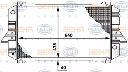 Теплообменник HELLA 8MK 376 706-231