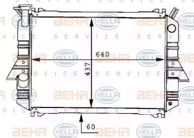 Теплообменник HELLA 8MK 376 706-261