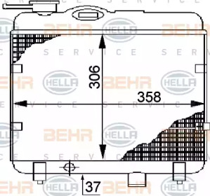 Теплообменник HELLA 8MK 376 706-301