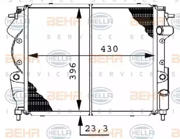 Теплообменник HELLA 8MK 376 706-391