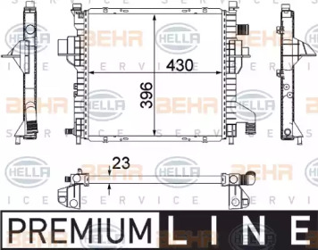 Теплообменник HELLA 8MK 376 706-541