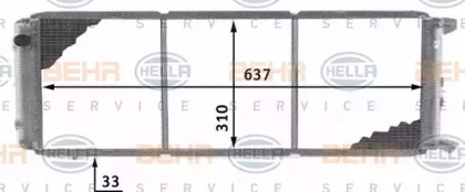 Теплообменник HELLA 8MK 376 707-011