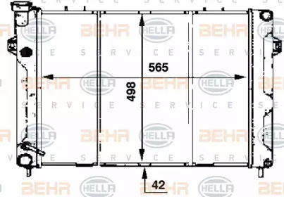 Теплообменник HELLA 8MK 376 707-364