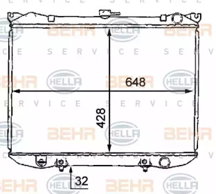 Теплообменник HELLA 8MK 376 707-751